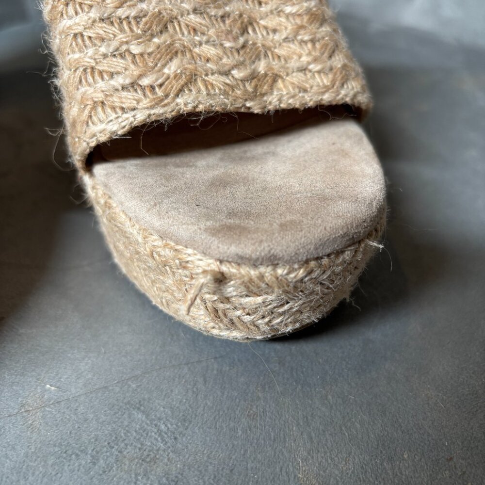 Madden Girl Graciee Jute Wedge Slides Natural Woven – Women’s 7.5 - Picture 7 of 11